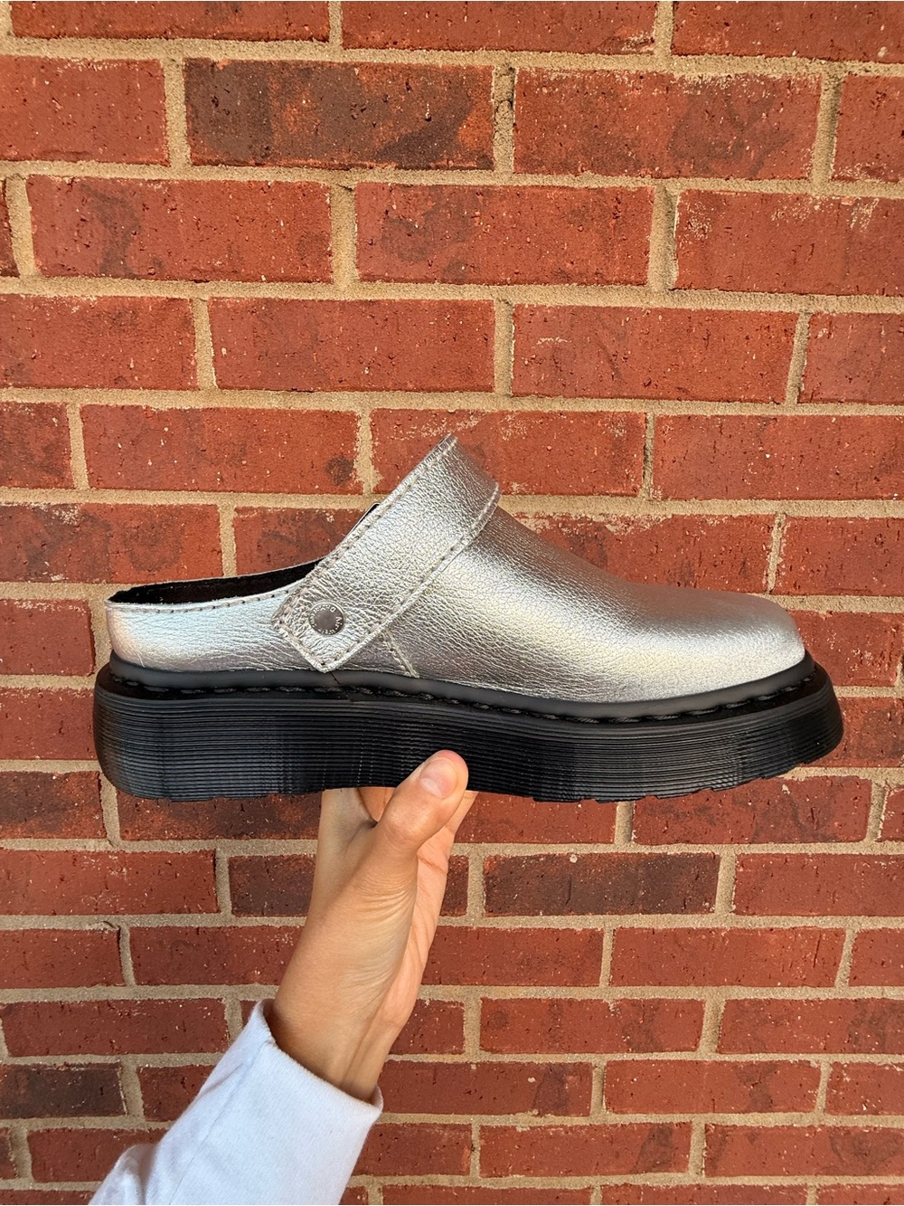 NEW Dr. Martens Laketen Slingback Mule | Metallic Tumble - Picture 8 of 12
